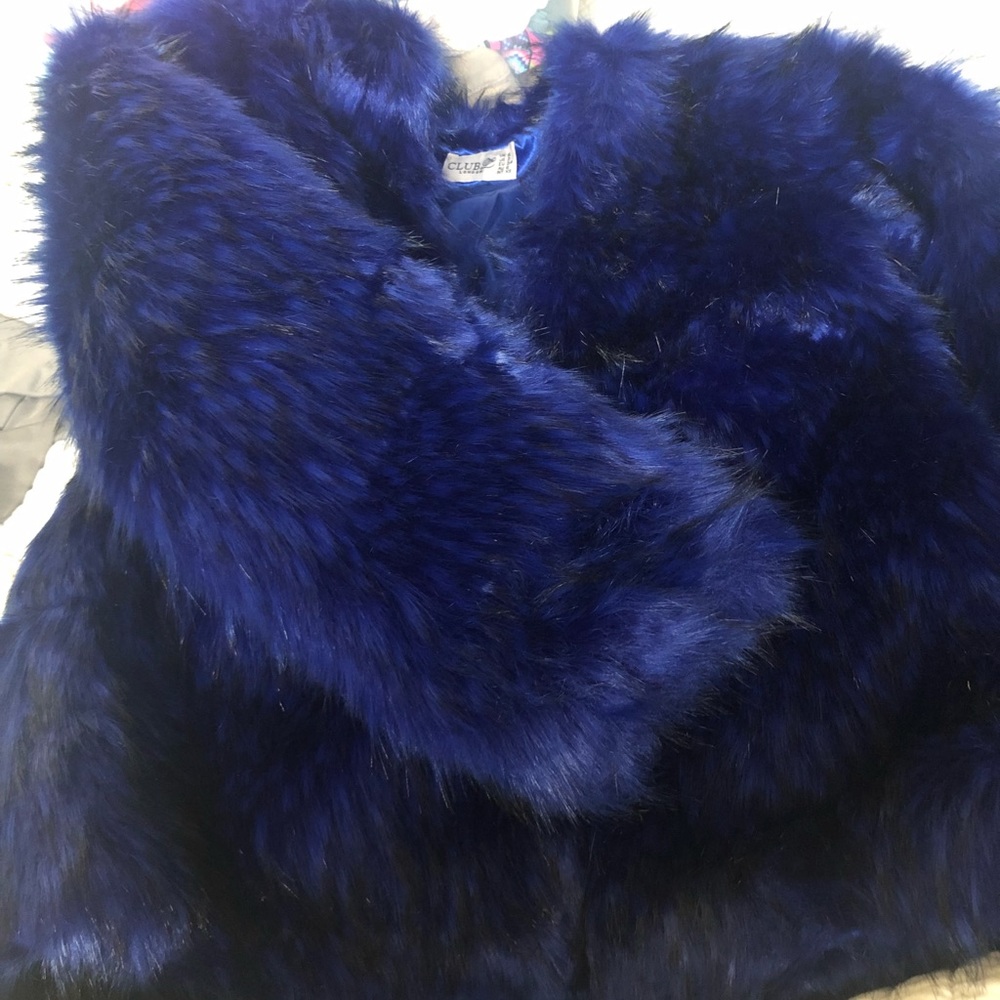 Faux fur coat